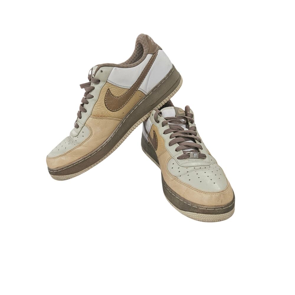 Nike Air Force 1 Low Linen 315180-291 Tan Brown Men’s Size 13
